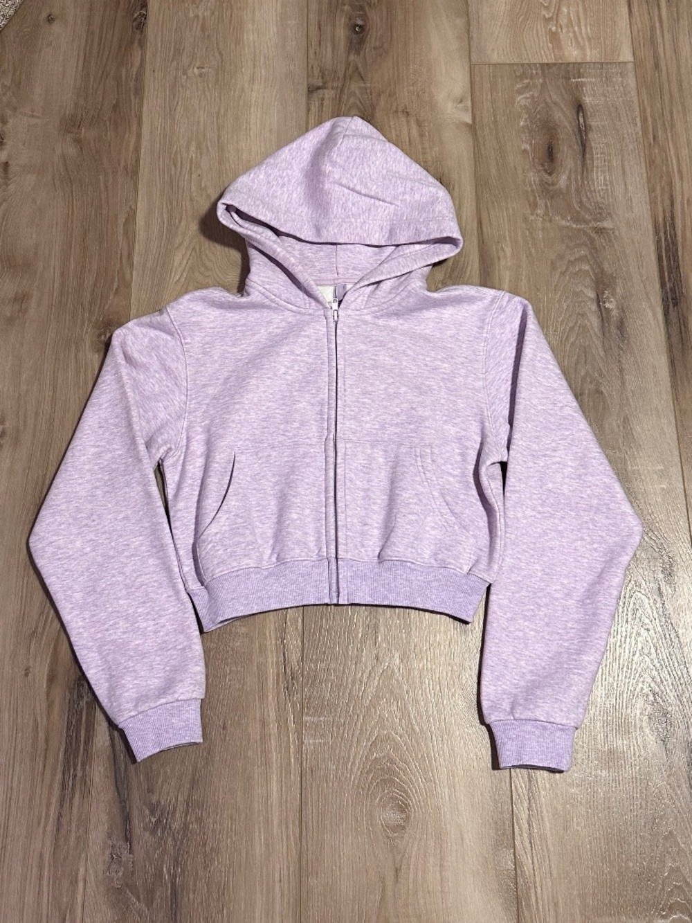 SKIMS Cotton Jersey Cropped Zip Up - MEDIUM